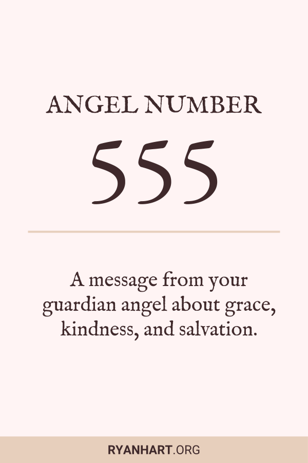 Image of Angel Number 555