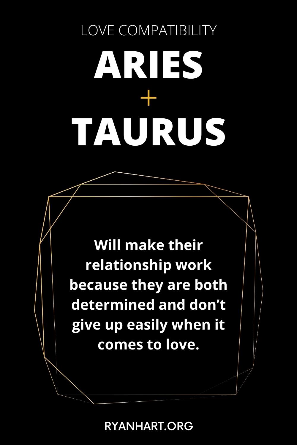 Aries and Taurus Compatibility | Ryan Hart