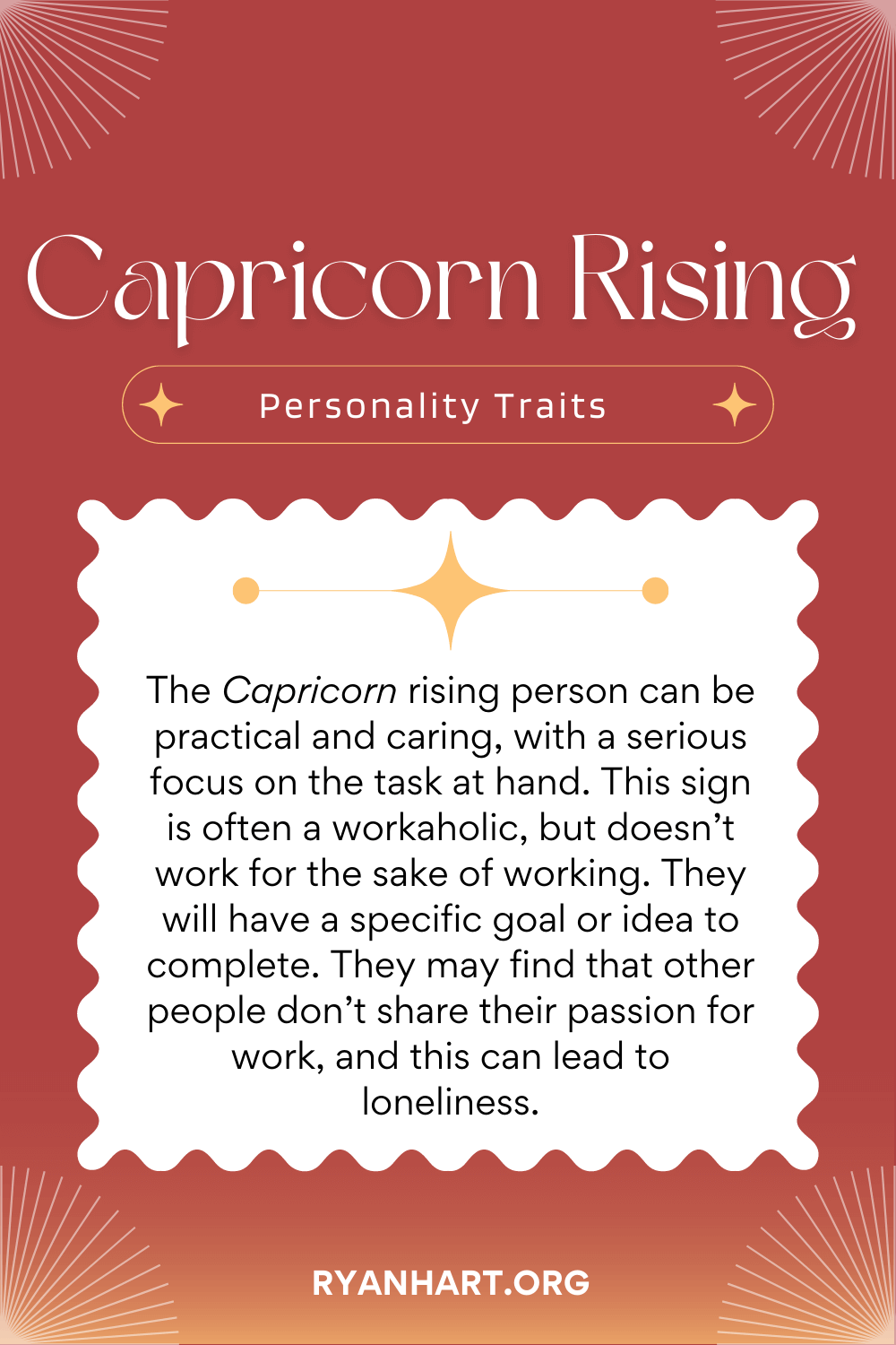 Capricorn Rising Sign & Ascendant Personality Traits Ryan Hart