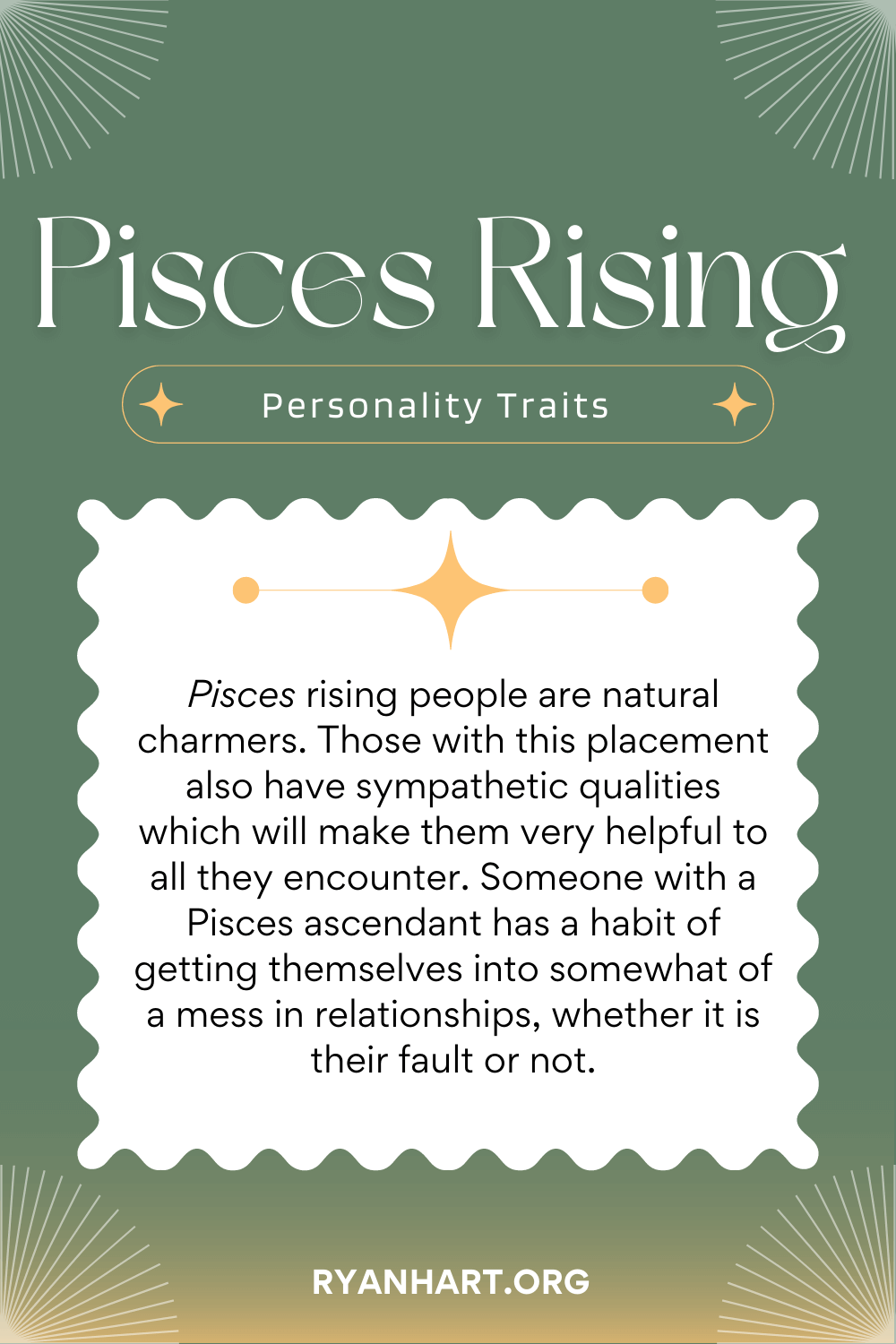 Pisces Rising Sign & Ascendant Personality Traits | Ryan Hart