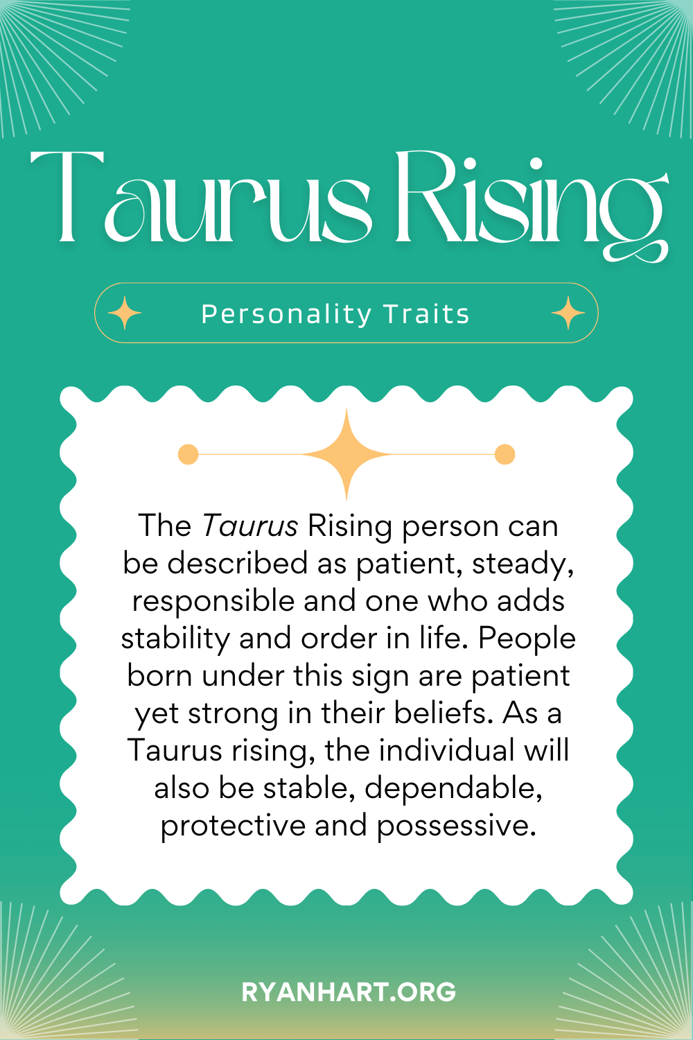 Taurus Qualities And Characteristics