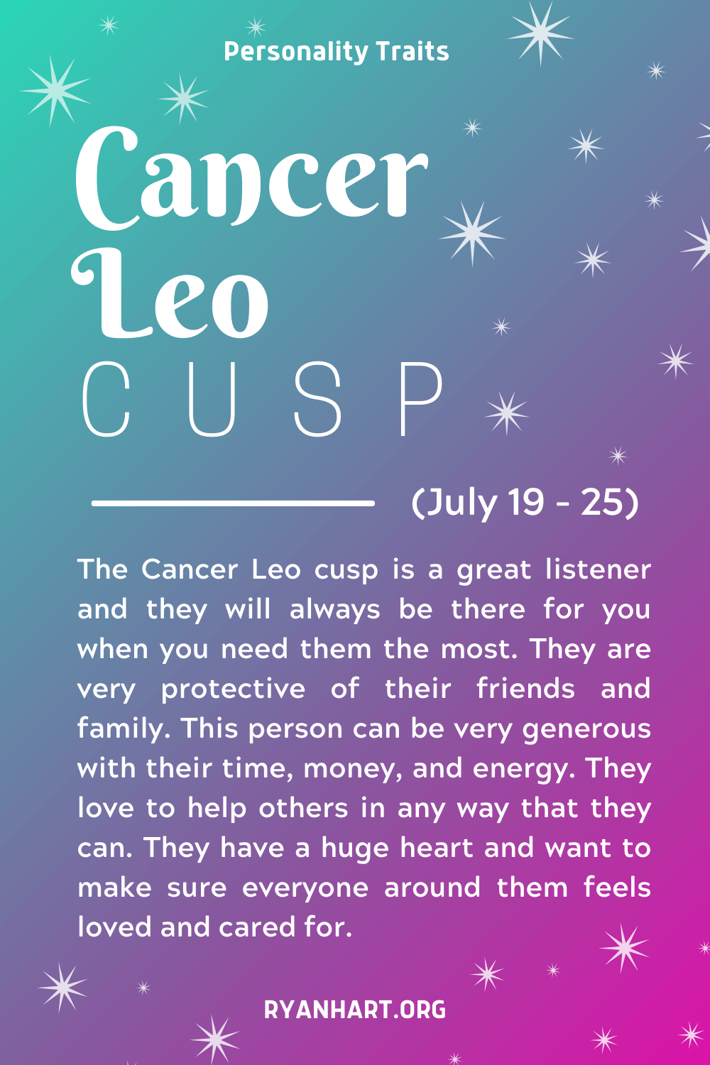 cancer and leo cusp        <h3 class=