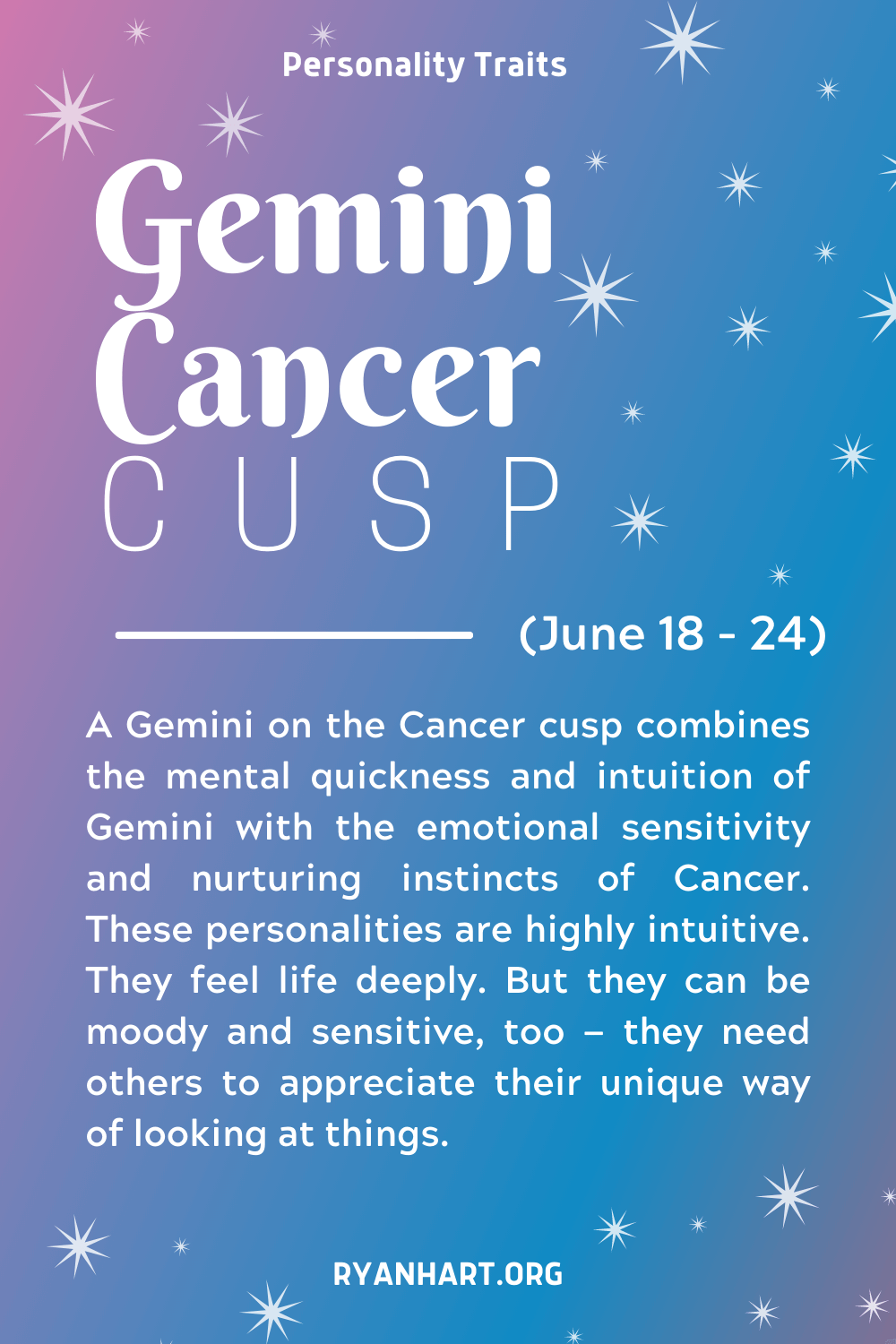 D Erika White: Gemini-cancer Cusp Physical Appearance