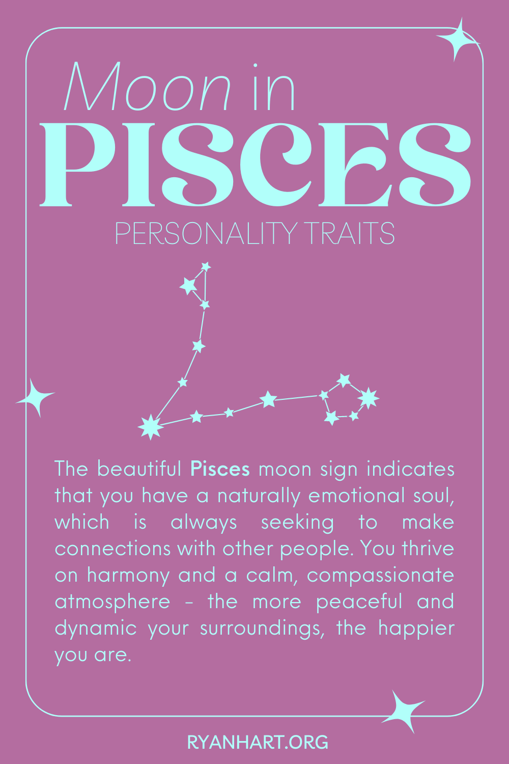 Pisces Moon Sign Personality Traits - Luv68