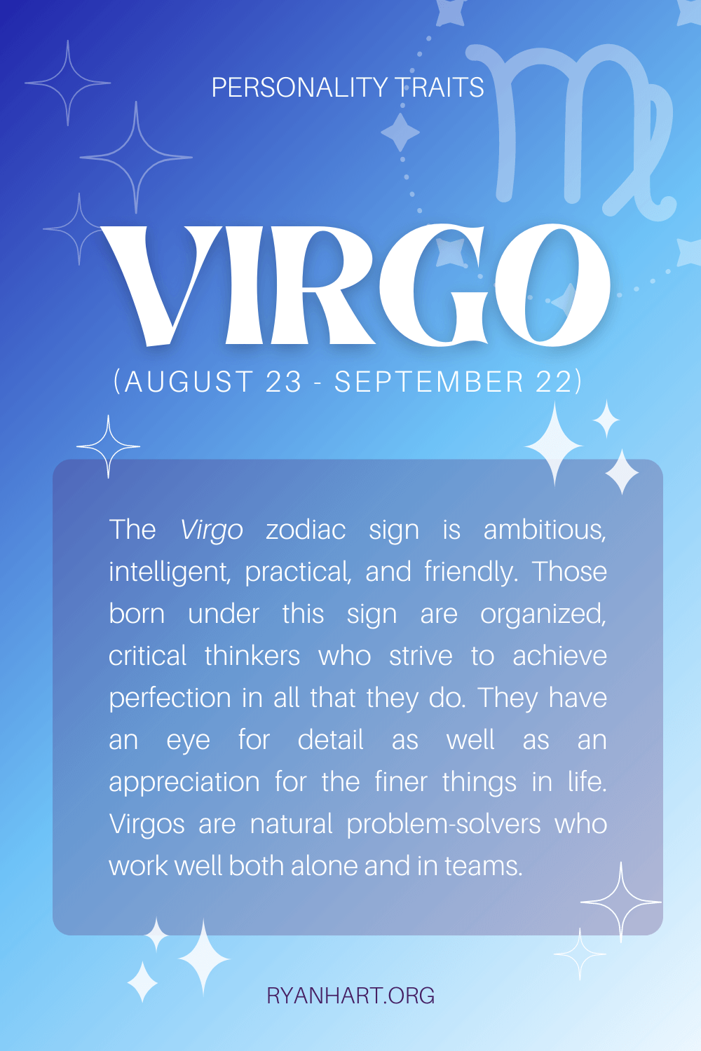 Virgo Personality Traits (Dates August 23 September 22) (2022)
